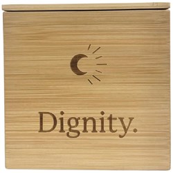 Oi Dignity Bamboo Storage Cannister With Lid Large