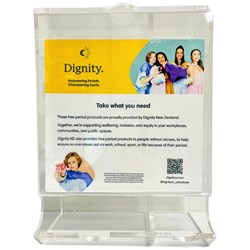 Oi Dignity Acrylic Wall Mounted Dispenser