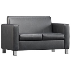 Cosmo 2 Seater Sofa Vynahide Vinyl/Black