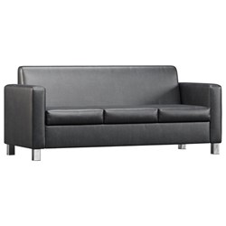 Cosmo 3 Seater Sofa Vnyahide Vinyl/Black