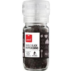 Pams Cafe Black Pepper Grinder 45g