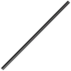 BioPak Regular Paper BioStraws 6x197mm Black, Pack of 250