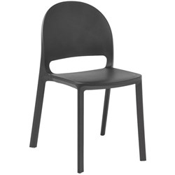 Eden Bubble Cafe Stacker Chair Black