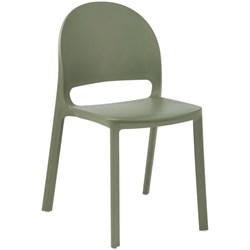 Eden Bubble Cafe Stacker Chair Olive