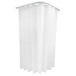 Reynard Shower Curtain Antibacterial 2.5mx1.8m White, Carton of 15