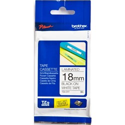 Brother Labelling Tape Cassette TZe-241 18mm x 8m Black on White