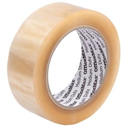 OfficeMax Medium Duty Packaging Tape 36mm x 100m Clear