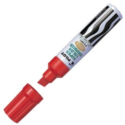 Pilot Super Color SCA-6600 Red Jumbo Permanent Marker Refillable Chisel Tip