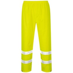 Portwest Hi Vis Rain Trousers Yellow XL