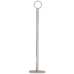 Trenton Ring Style Table Number Stand Stainless Steel 300mm