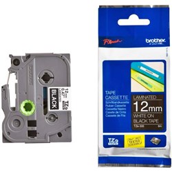 Brother Labelling Tape Cassette TZe-335 12mm x 8m White on Black