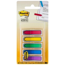 Post-it® Flags 684ARR1 Mini Arrow Assorted Colours 100 Flags