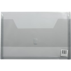 Colby Polywally Document Wallet Foolscap Smoke