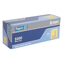 Rapid Staples 13/8 8mm, Pack of 5000