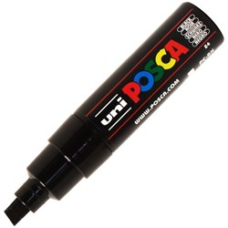 uni POSCA Poster Paint Marker Pen Bold Chisel Tip Black