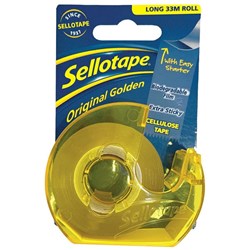 Sellotape Cellulose Tape & Dispenser 18mm x 33m