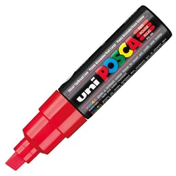uni POSCA Poster Paint Marker Pen Bold Chisel Tip Red