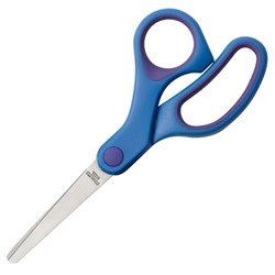 OfficeMax Blunt End Kids Scissors Softgrip Handles 160mm Blue
