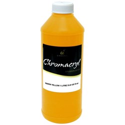 Chromacryl Student Acrylic Paint 1L Warm Yellow