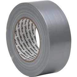 Officemax Premium Cloth Tape 48mm x 30m Silver