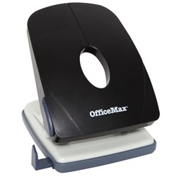 OfficeMax Premium 2 Hole Punch Heavy Duty 40 Sheet Black