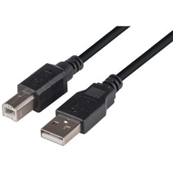 Dynamix USB 2.0 USB-A Male to USB-B Male Connector Cable 3 Metre