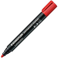 Staedtler Lumocolor 352 Red Permanent Marker Bullet Tip
