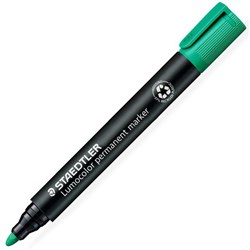 Staedtler Lumocolor 352 Green Permanent Marker Bullet Tip