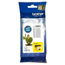 Brother LC436Y Yellow Ink Cartridge