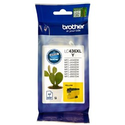 Brother LC436XLY Yellow Ink Cartridge High Yield