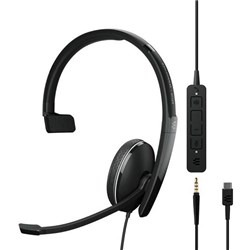 EPOS Sennheiser Adapt 135T USB-C II MS Wired Monaural Headset with 3.5mm Jack