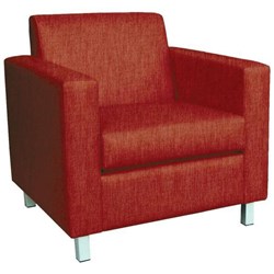 Cosmo Single Seater Sofa Keylargo Fabric/Paprika
