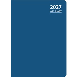 OfficeMax A41 1/2 Hour Appointment Diary A4 1 Day Per Page 2027 Blue