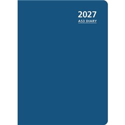 OfficeMax A53 1 Hour Appointment Diary A5 Week To View 2027 Blue