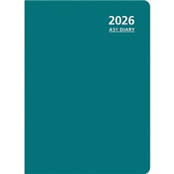OfficeMax A51 1/2 Hour Appointments Diary A5 1 Day Per Page 2026 Green