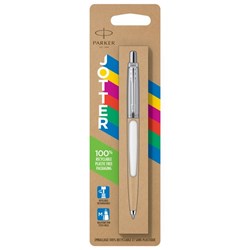 Parker Blue Jotter Original Ballpoint Pen 1.0mm Medium Tip White Barrel