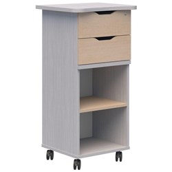Ako Teacher Station 550x550x1100mm Silver Strata/Refined Oak