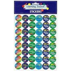 Learning Toolbox Stickers Deputy Principal Award, Pack of 96