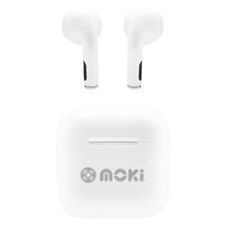 MokiPods Mini True Wireless Stereo Earphones White