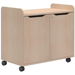 Accent Ako Store & Charge Cupboard 1000mm Refined Oak