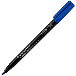 Staedtler Lumocolor 317 Blue Permanent Marker Medium Tip