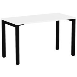 Cubit Single User Desk 1200mm White/Black