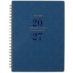 At-A-Glance A4 Diary Planner Week/Month PU 2027 Navy