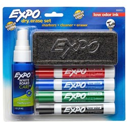 Expo Assorted Colours Dry Erase Starter Kit Chisel Tip