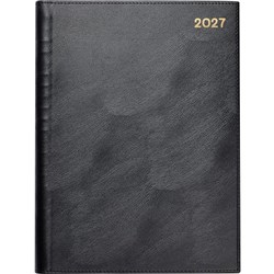 Winc A51 1/2 Hour Appointment Diary A5 1 Day Per Page 2027 Black