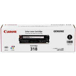 Canon CART318BK Black Laser Toner Cartridge