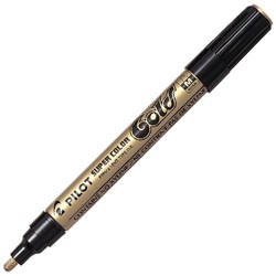 Pilot Super Colour Gold Permanent Marker Medium Tip