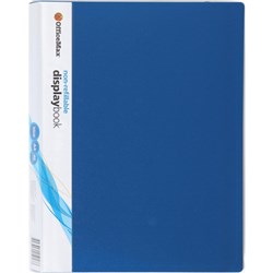 OfficeMax A4 Display Book 40 Pocket Blue