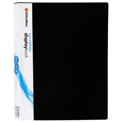 OfficeMax A4 Display Book 40 Pocket Black