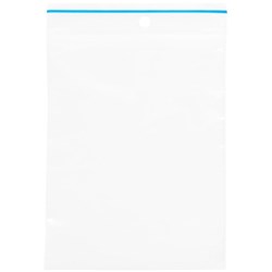 Resealable Plastic Bags 75x100mm 40 Micron Clear, Pack of 100